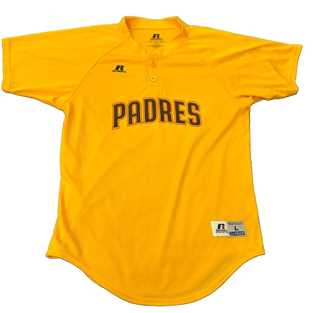 Fernando Tatis Jr. San Diego Padres MLB Baseball Jersey Youth L Russell Athletic